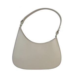 HALF MOON LEATHER HANDBAG