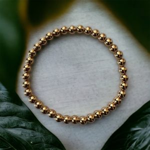 14K gold filled 5mm Ball Bangle