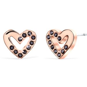 CRYSTAL HEART EARRINGS