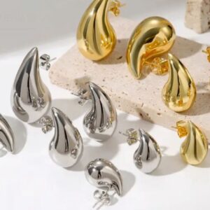 SILVER PLATED DROP SMALL EARRINGS