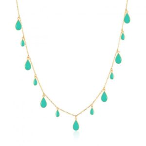 ENAMEL NECKLACE GOLD