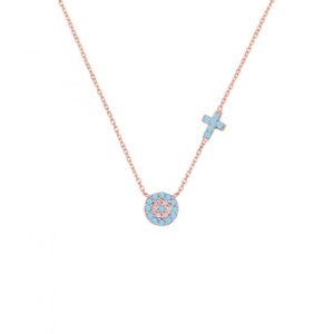 TURQUOISE EVIL AND CROSS