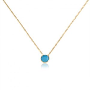 TURQUOISE ZIRGON NECKLACE