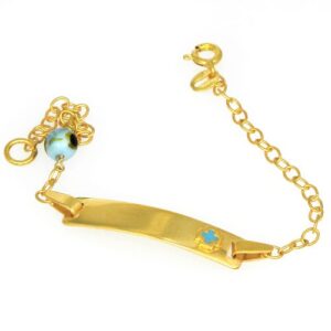 STERLING SILVER ID BRACELET FOR BABIES