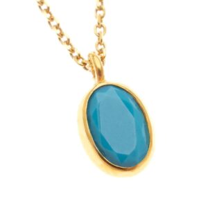 STERLING SILVER CHAIN  WITH OVAL NECKLACE