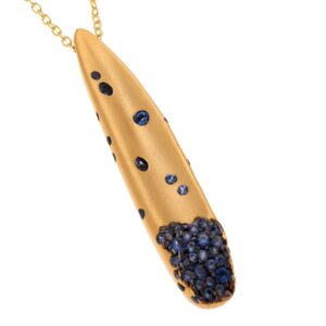Sterling silver chain necklace.