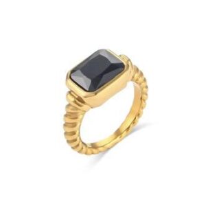 BLACK CRYSTAL RING