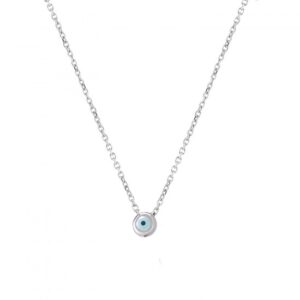 EVIL EYE NECKLACE SILVER