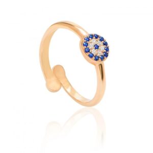 EVIL EYE RING GOLD