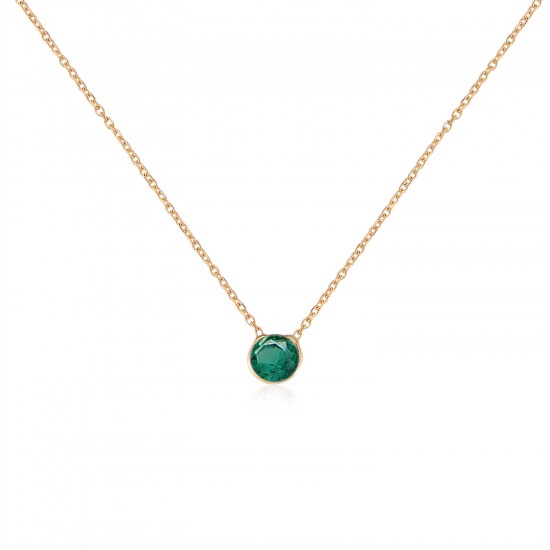 GREEN ZIRGON NECKLACE
