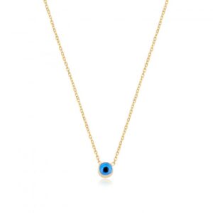 EVIL EYE NECKLACE GOLD