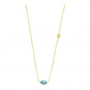 EYE ENAMEL NECKLACE