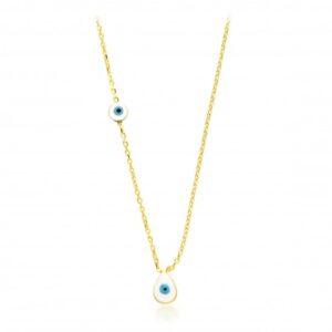 EYE DROP NECKLACE GOLD