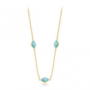 EYE ENAMEL NECKLACE
