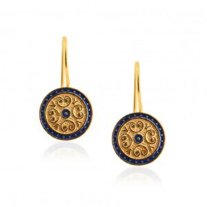 ENAMEL EARRING GOLD