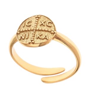 Religious Sterling Silver Ring