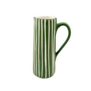 TALLY JUG MATT CARVED STRIPES